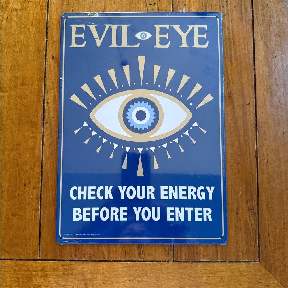 Blue Evil Eye Sign